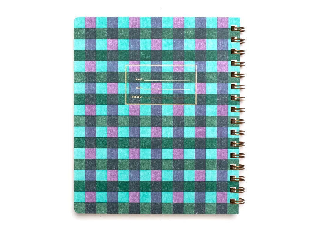 ** Limited Edition Lefty Plaid Notebook