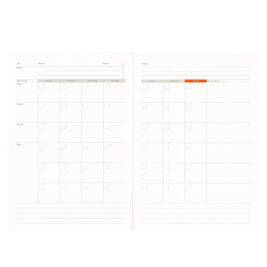 Function Notebook: Monthly Planner