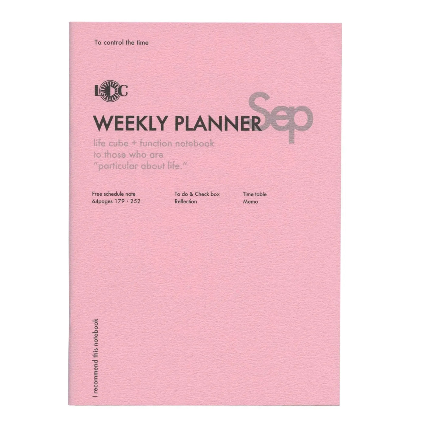 Function Notebook: Weekly Planner