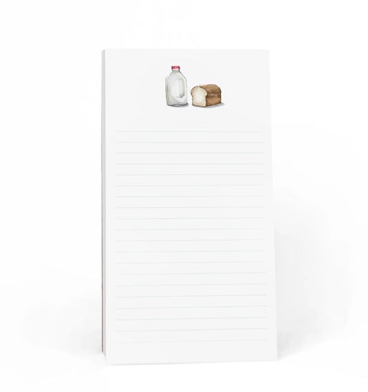 Milk & Bread Lined Notepad