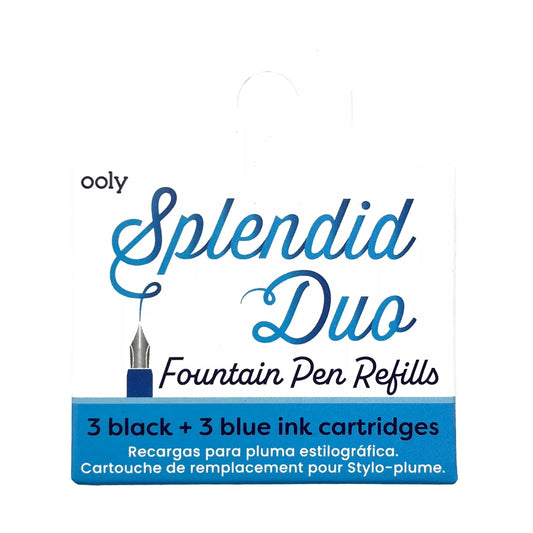 Black & Blue Ink Refills - Splendid Fountain Pen