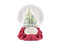 Christmas Tree Snow Globe Greeting Card