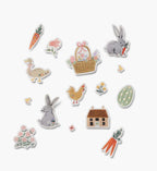 Spring Farm Easter Sticker Set