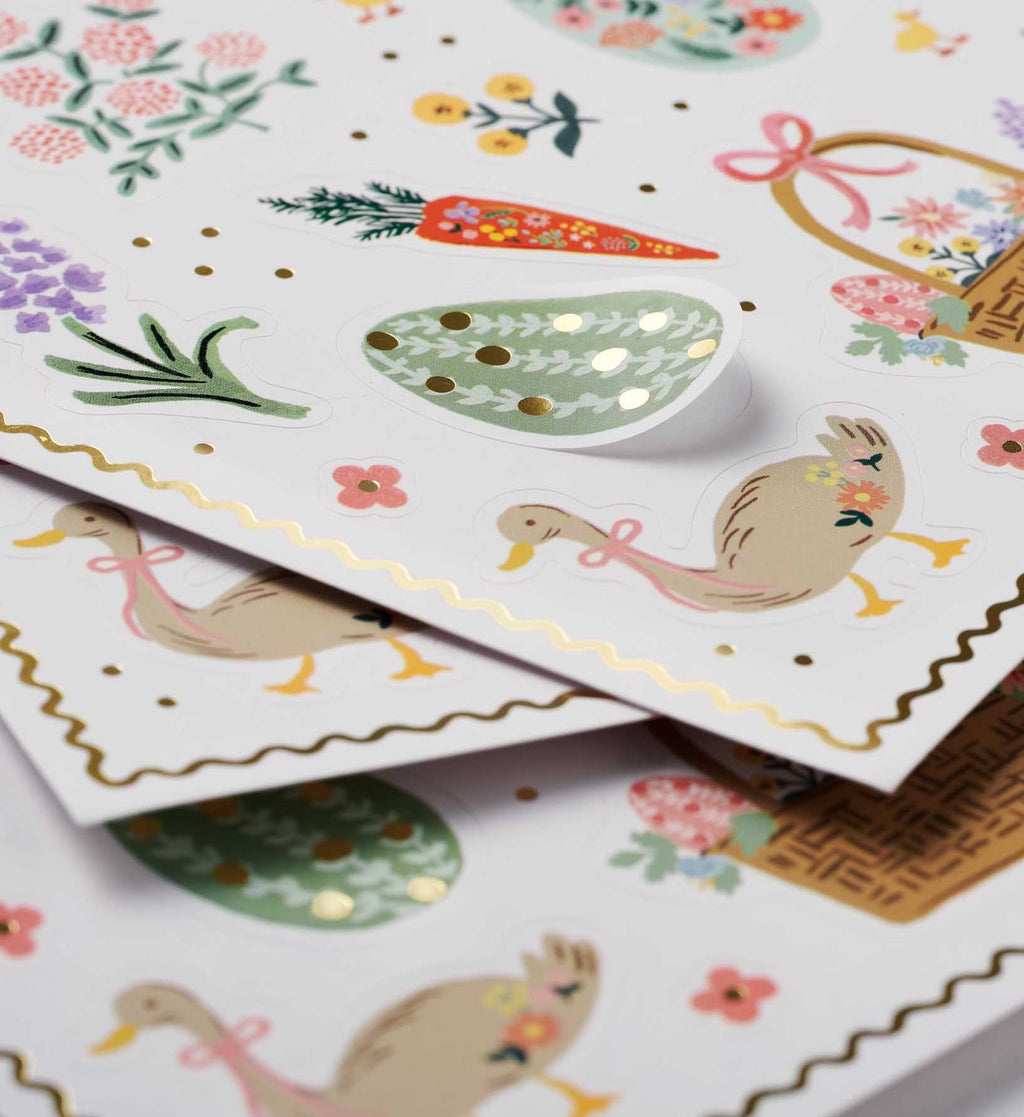 Spring Farm Easter Sticker Set