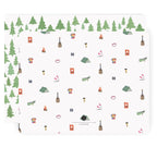 Camp Flat Notes Stationery Set (8 cards & Envelopes)