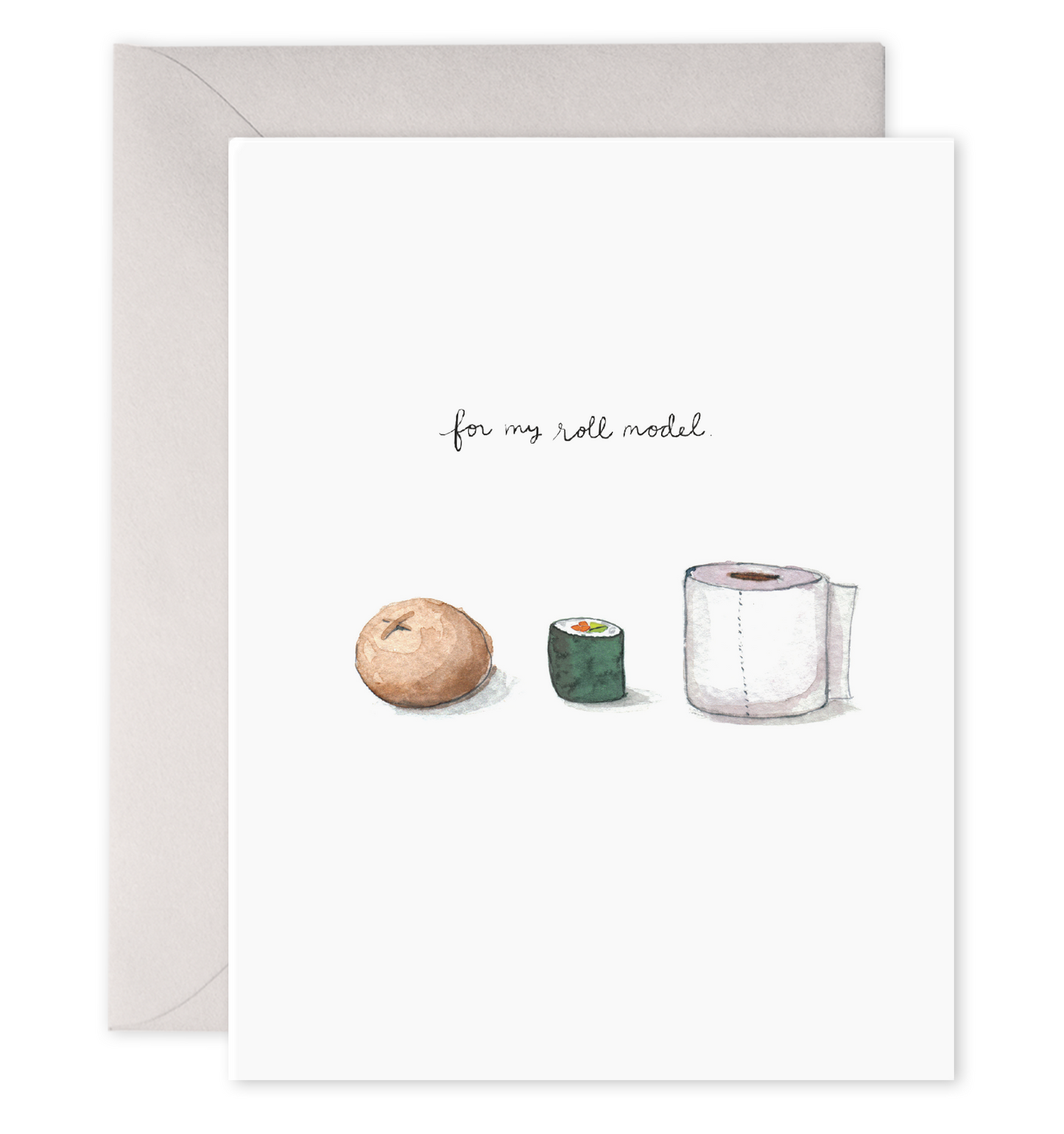 Roll Model Greeting Card