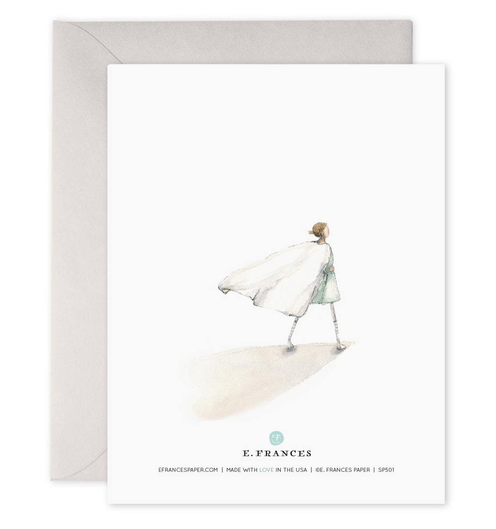 Supergirl Mom Greeting Card