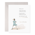 Supergirl Mom Greeting Card