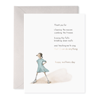 Supergirl Mom Greeting Card