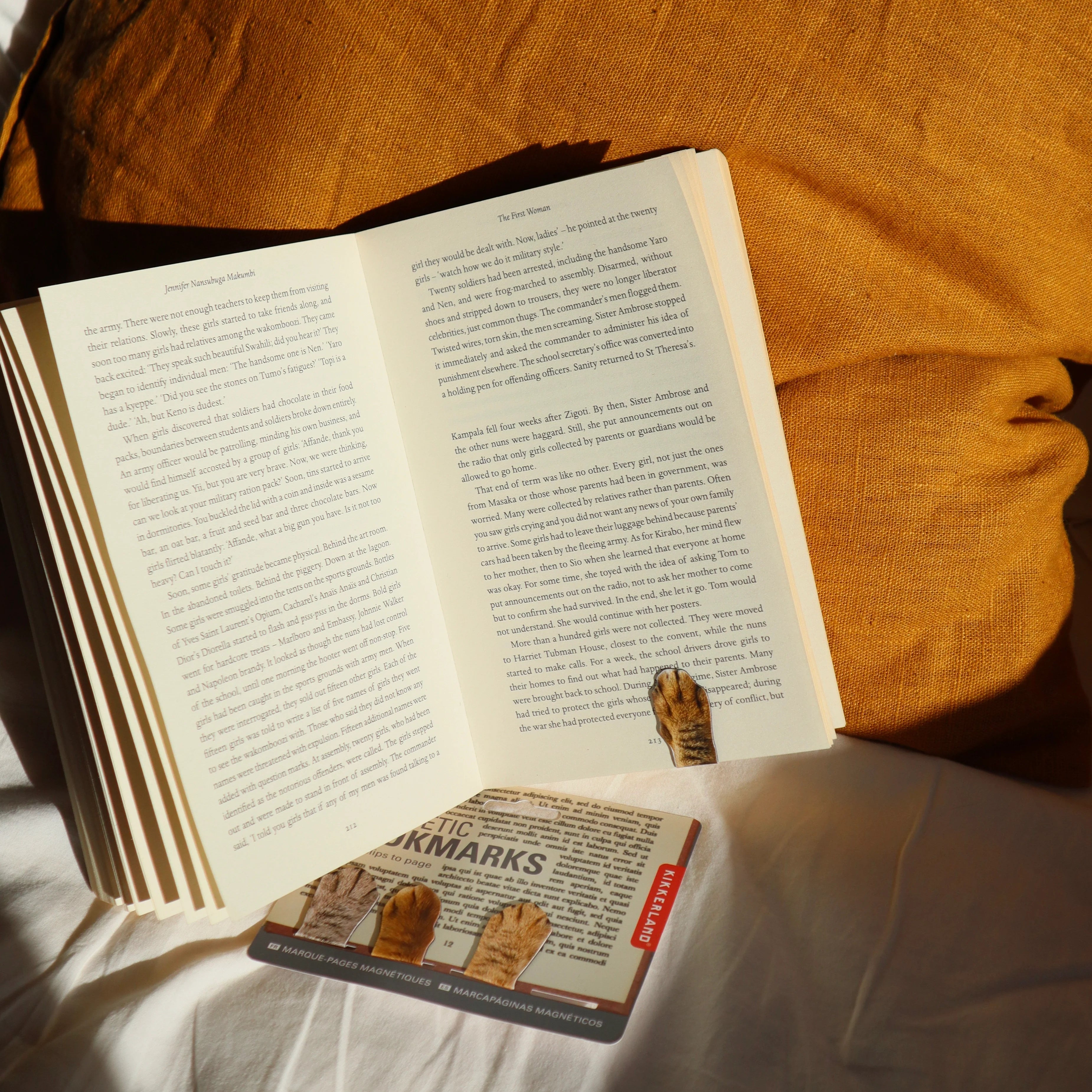 Cat Paw Magnetic Bookmarks