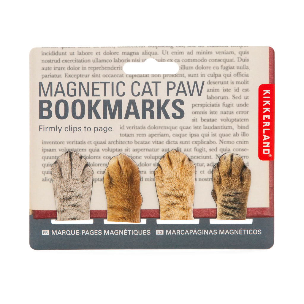 Cat Paw Magnetic Bookmarks