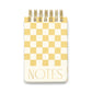 Checks Twin Wire Notepad