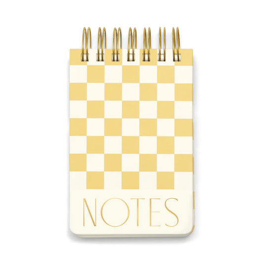 Checks Twin Wire Notepad