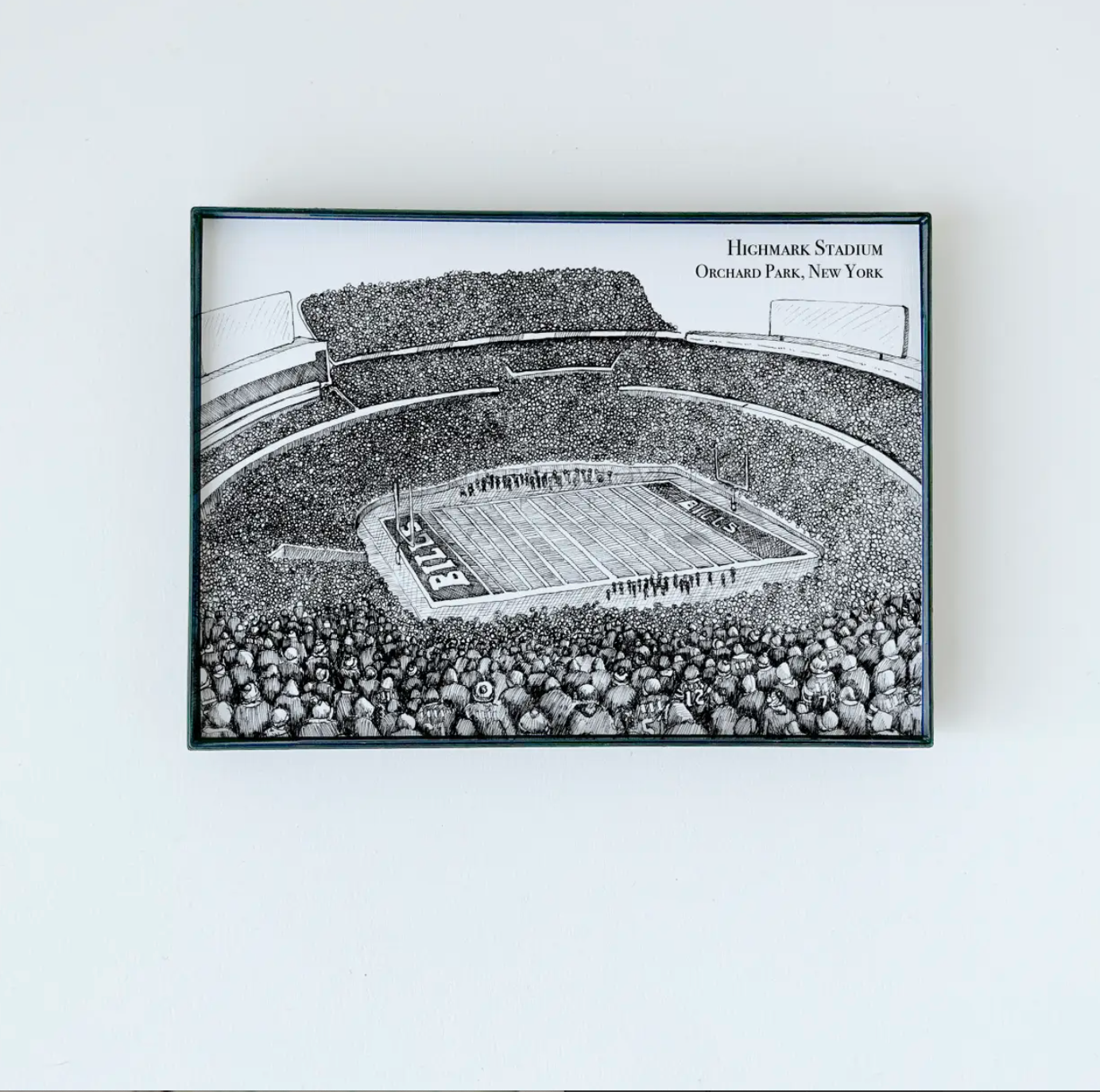 Highmark Stadium Illustration Print - Buffalo, NY