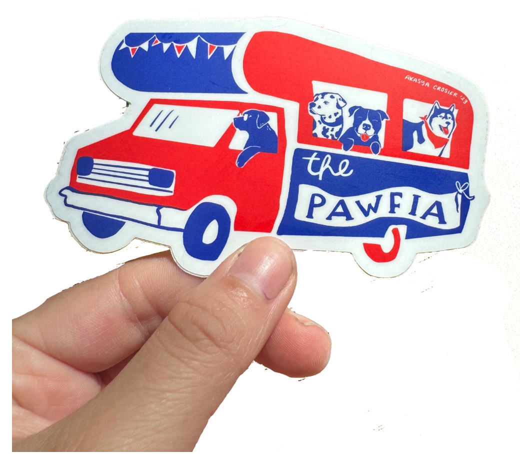 PAWfia sticker