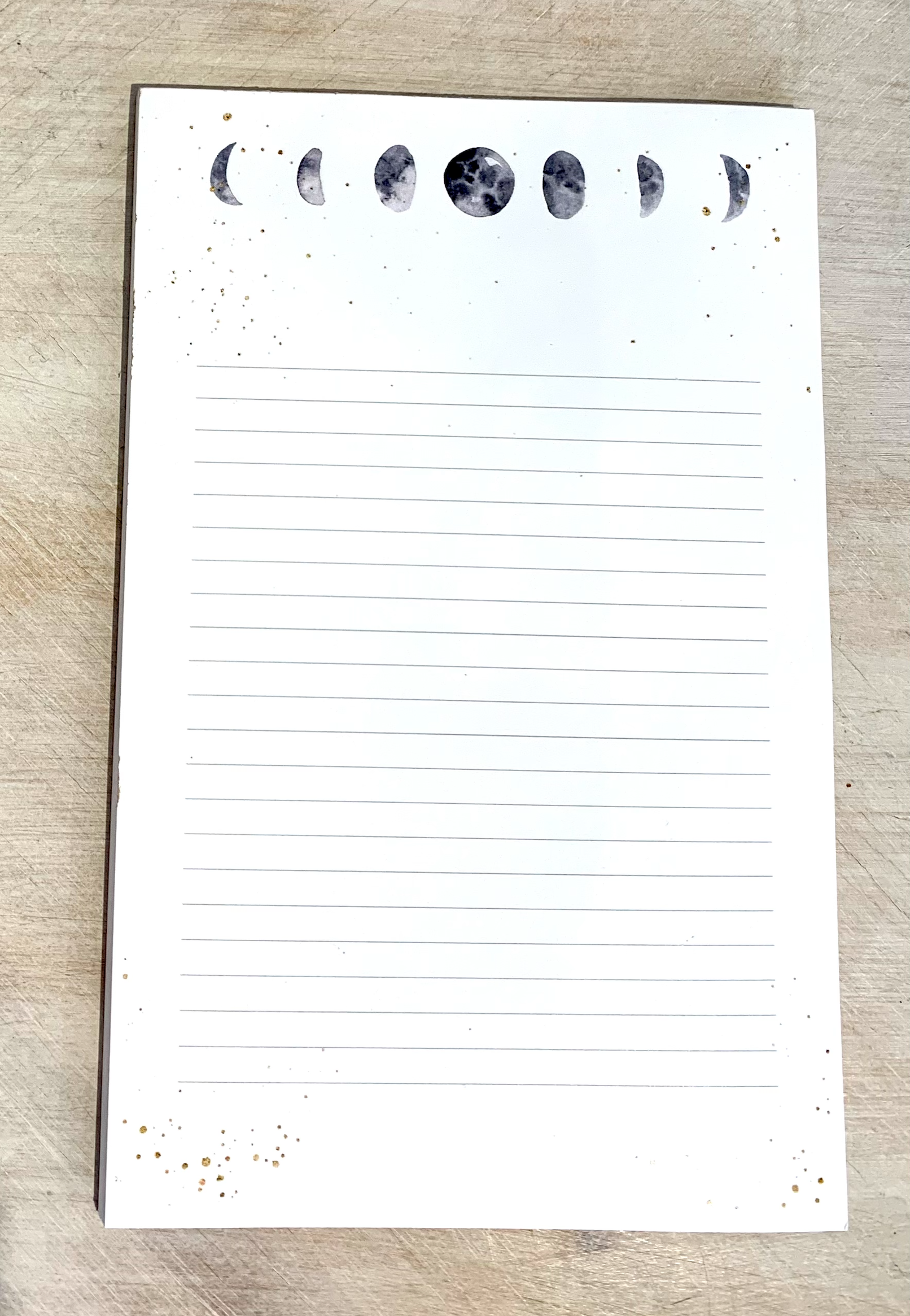 Moon Phases Notepad