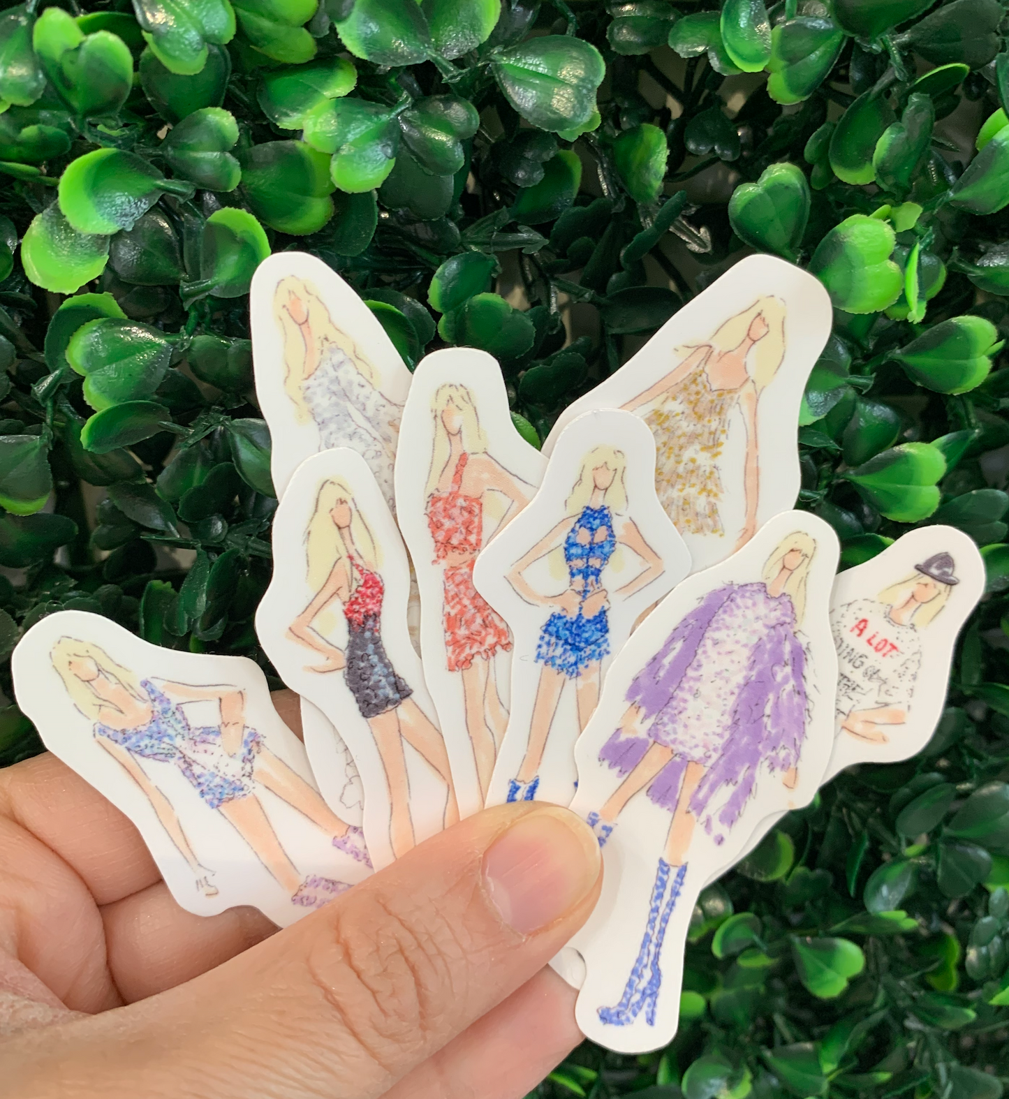 Taylor Swift Inspired Fashion Sticker