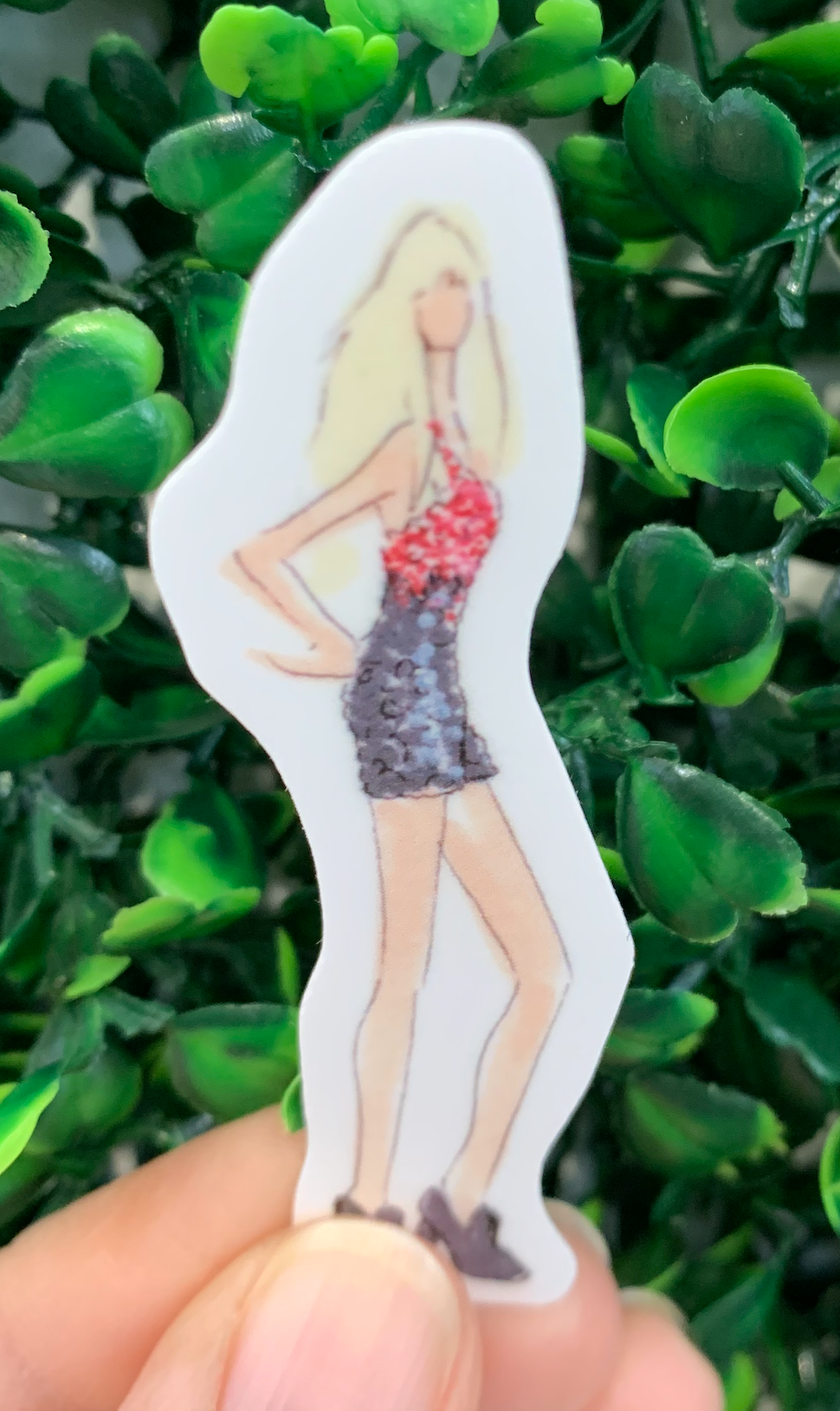 Taylor Swift Inspired Fashion Sticker