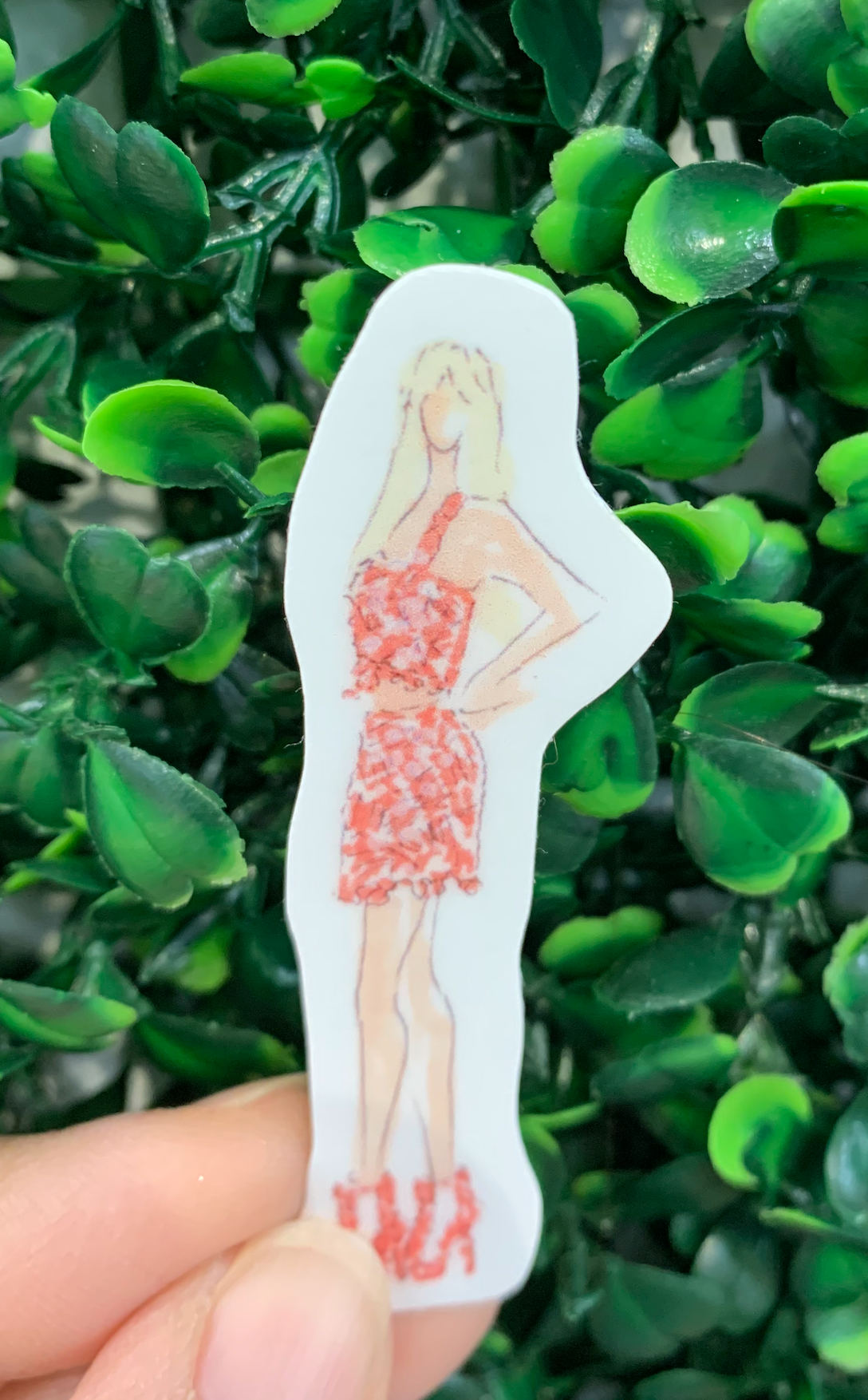 Taylor Swift Inspired Fashion Sticker