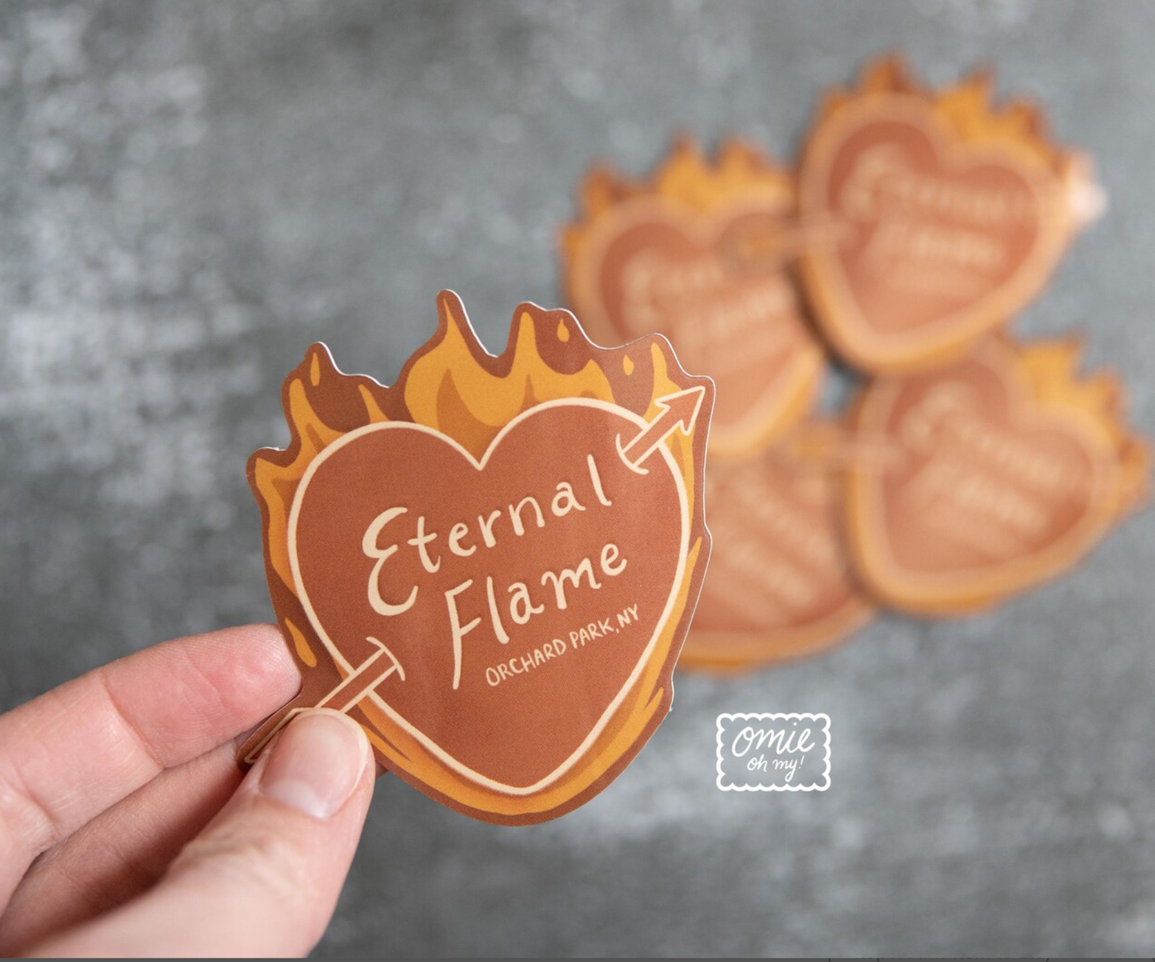 Eternal Flame Orchard Park, NY Sticker