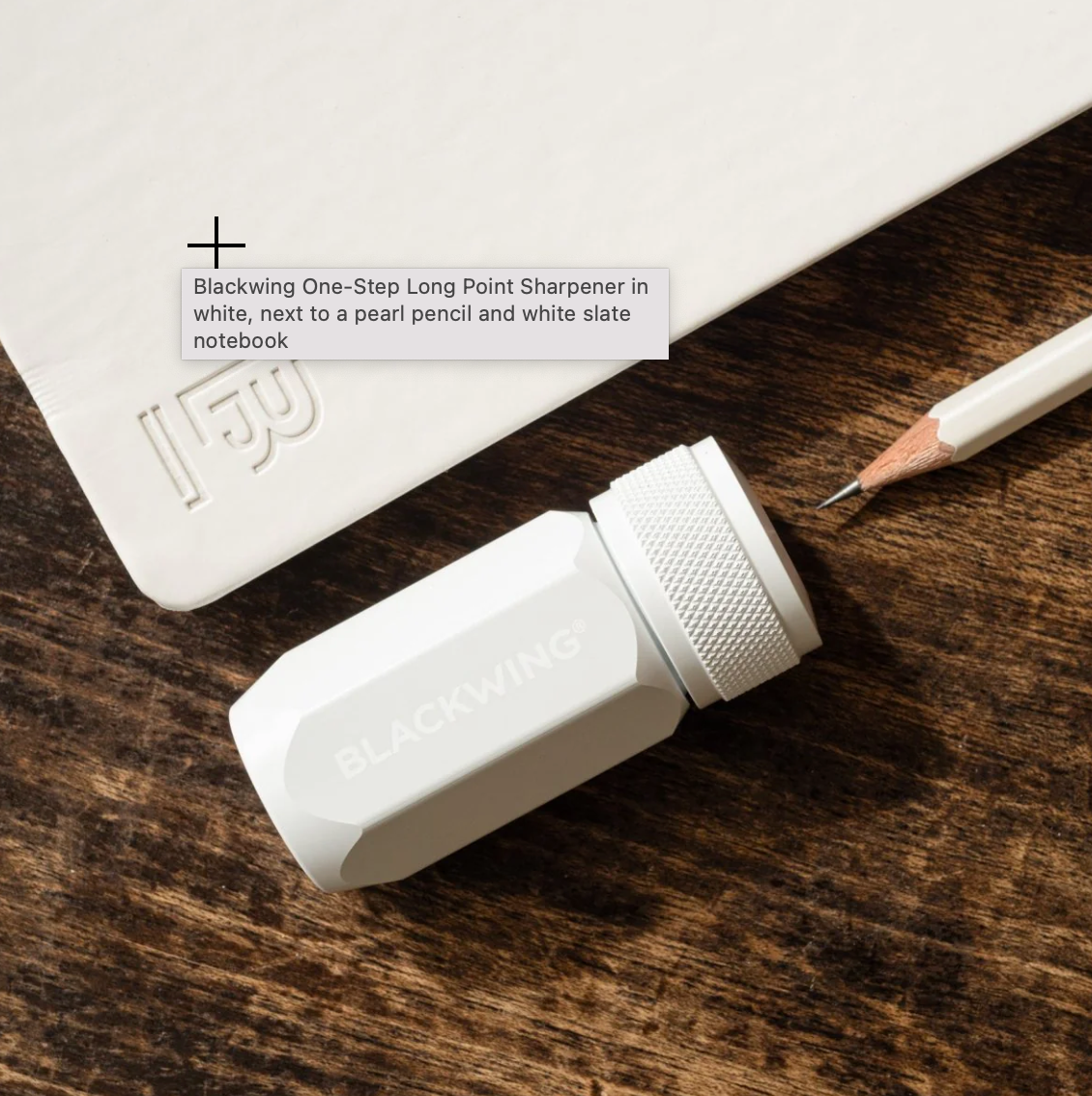 Blackwing One-Step Long Point Sharpener - White