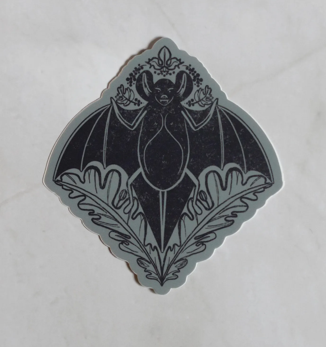 Paris Mausoleum Bat Vinyl Sticker