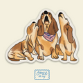 Howling Hounds Sticker