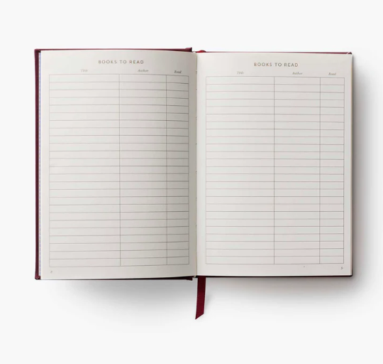 Embroidered Book Journal - Ladies Night Book Club