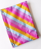 Cutie Zip Pouch - She's All That Diagonal Stripe