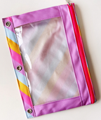 Cutie Zip Pouch - She's All That Diagonal Stripe