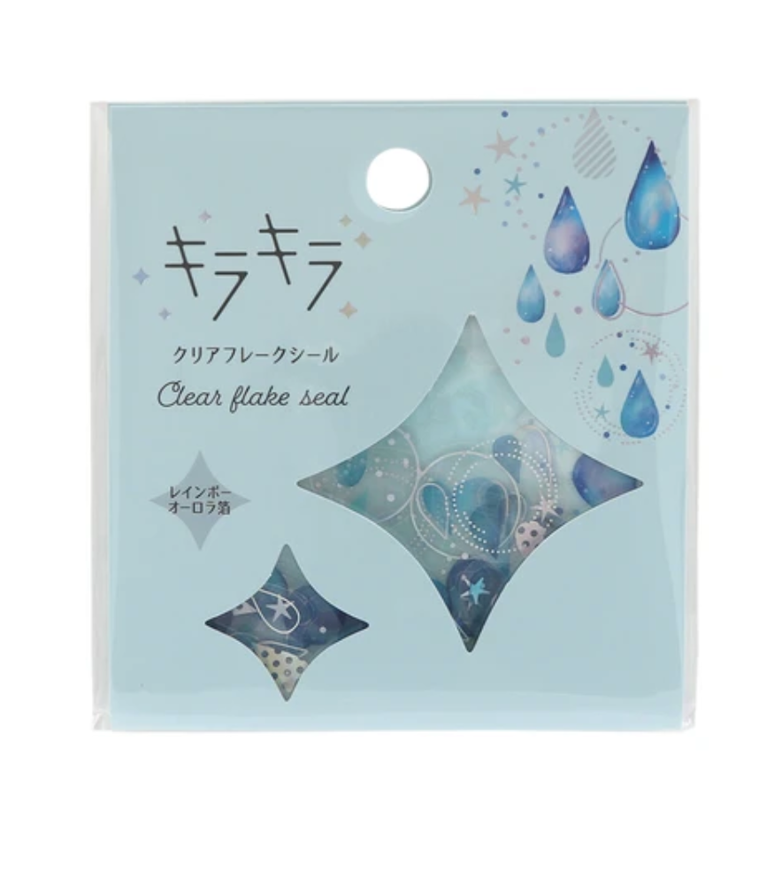Clear Drop Sticker Flakes