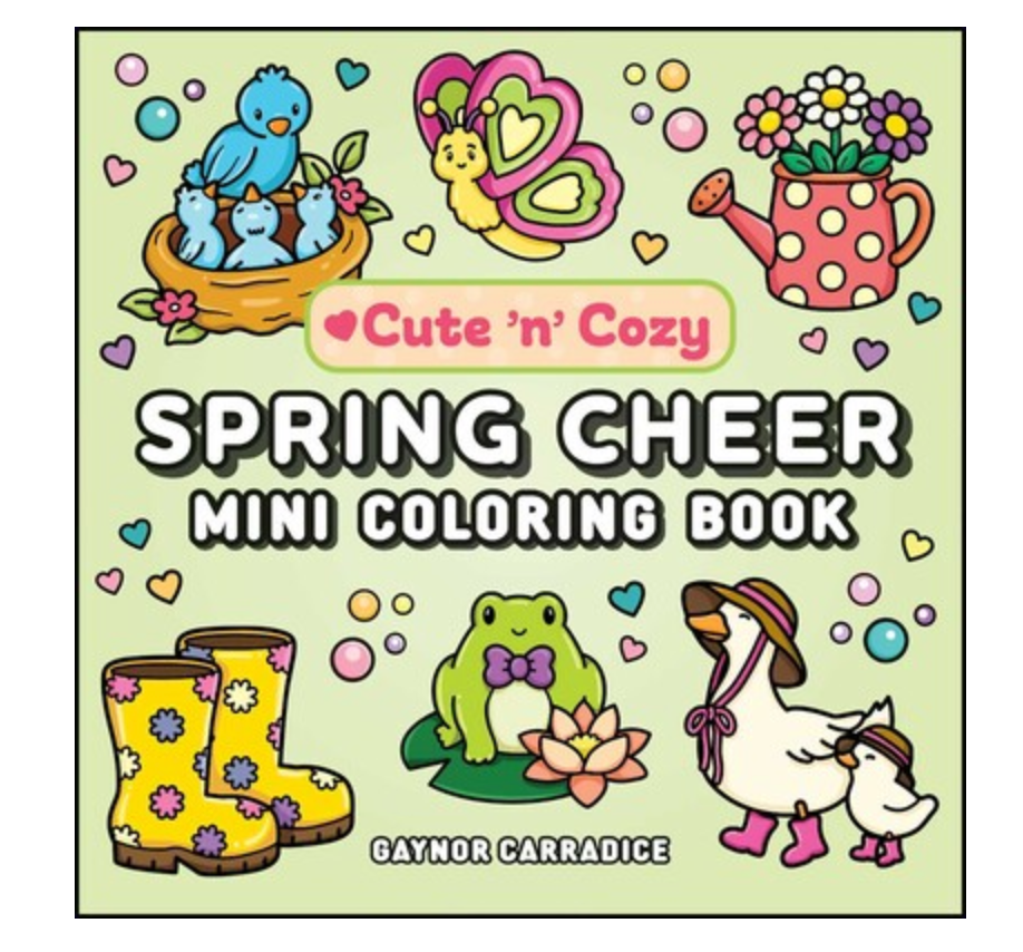 Spring Cheer Mini Coloring Book