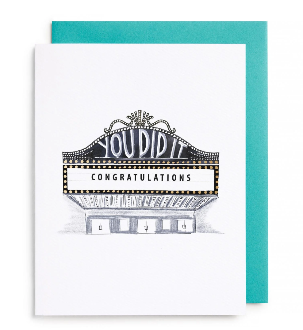 Congrats Marquee Card