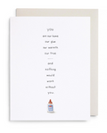 Glue Greeting Card