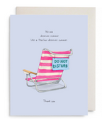 Beach Teach Card