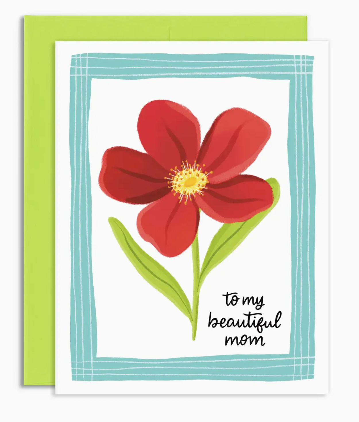 To My Beautiful Mom Card
