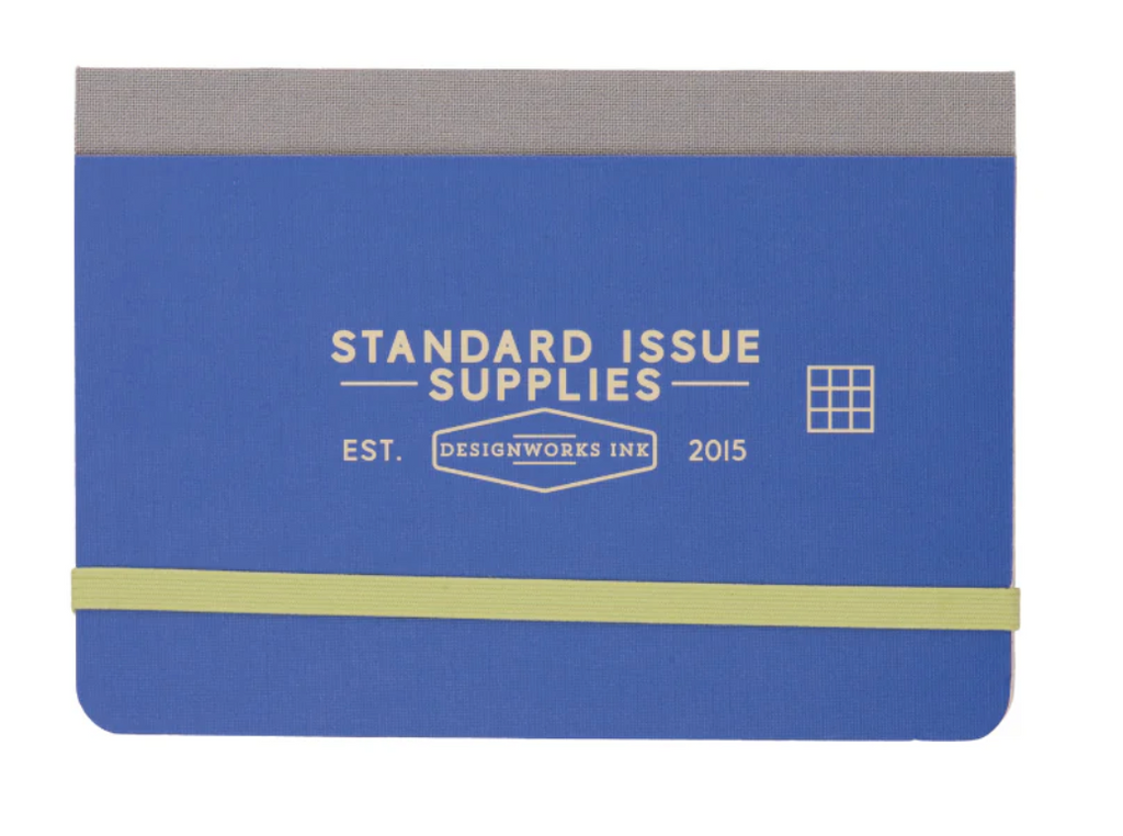 Standard Issue Pocket Journal - Cobalt and Citron