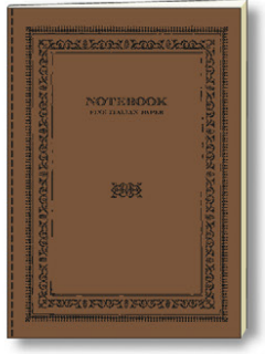 Rossi Softcover Stitched Bound Notebook - Hazelnut