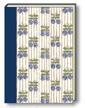 Rossi Canvas Bound Notebook - Blueberry