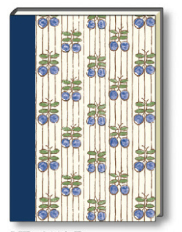 Rossi Canvas Bound Notebook - Blueberry
