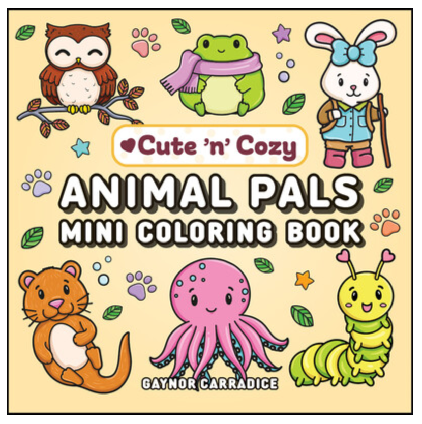 Animal Pals Mini Coloring Book