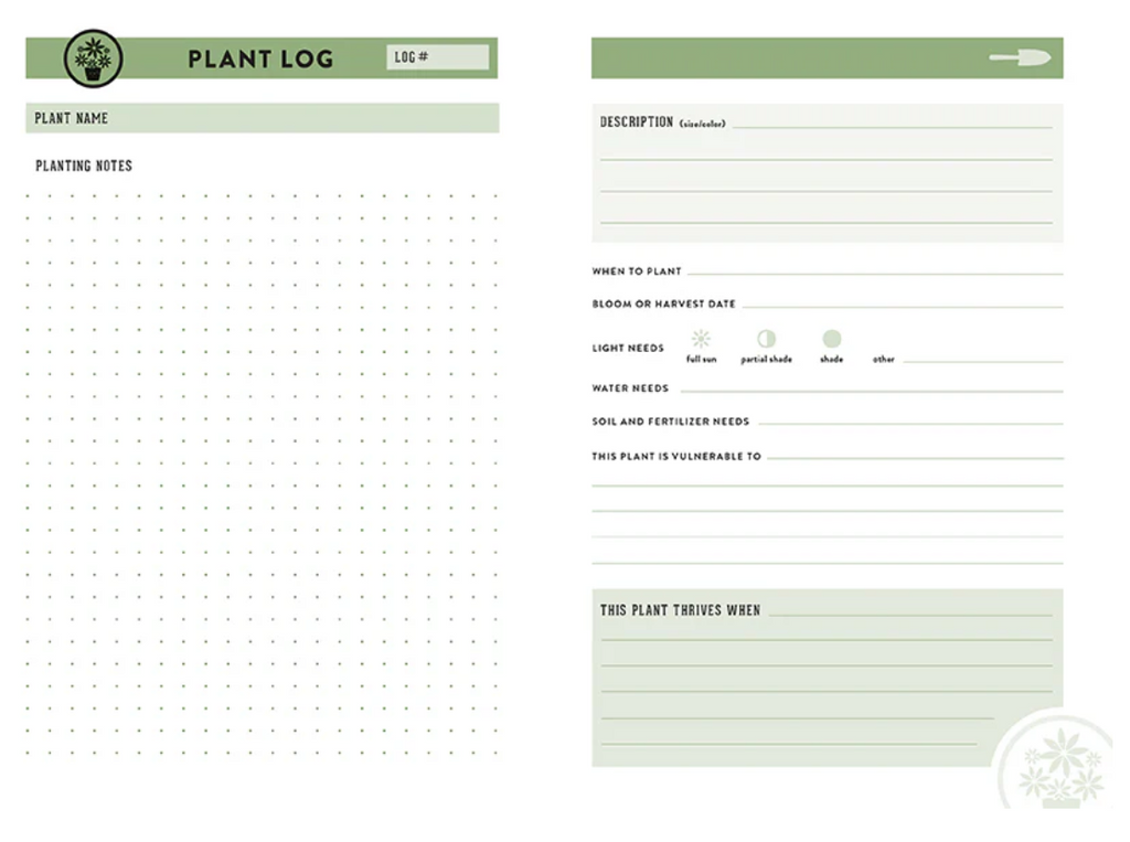 Get Growing Gardener's Journal