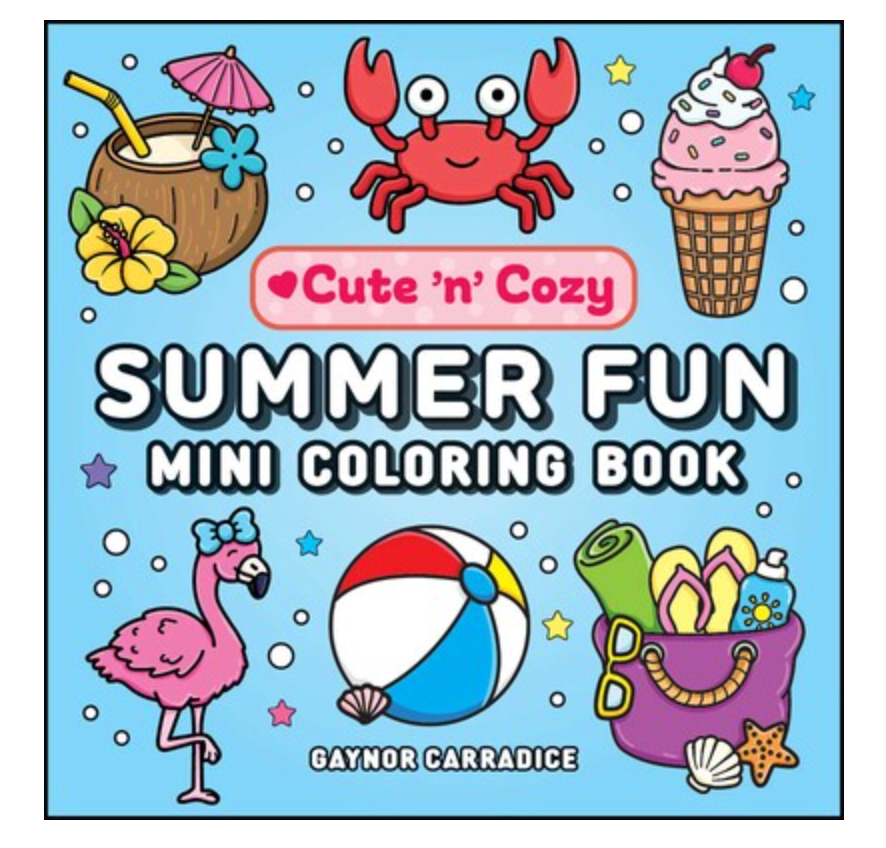 Summer Fun Mini Coloring Book