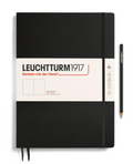 Leuchtturm1917 Master Slim Notebook- Black, Plain