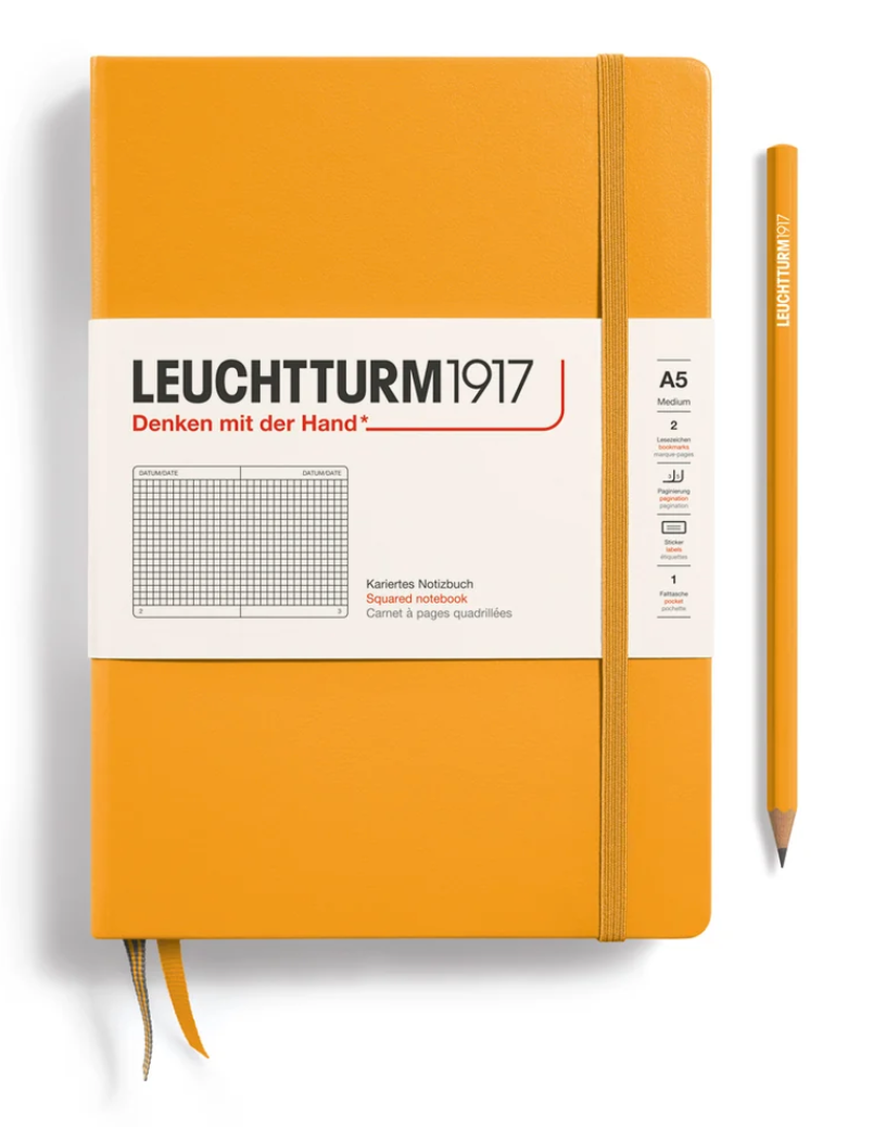 Leuchtturm1917 Medium Notebook  - Rising Sun Squared