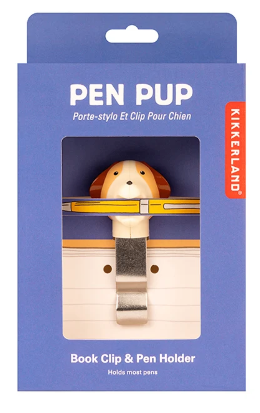 Pen Pup Book Clip and Pen Holder