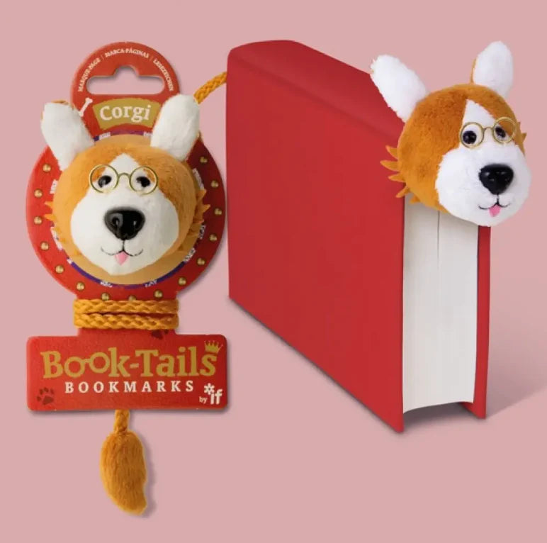 Book-Tails Bookmarks- Corgi