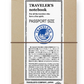 Traveler's Notebook P-00 Brown Passport Size