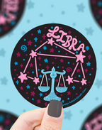 Constellation Zodiac Holographic Sticker