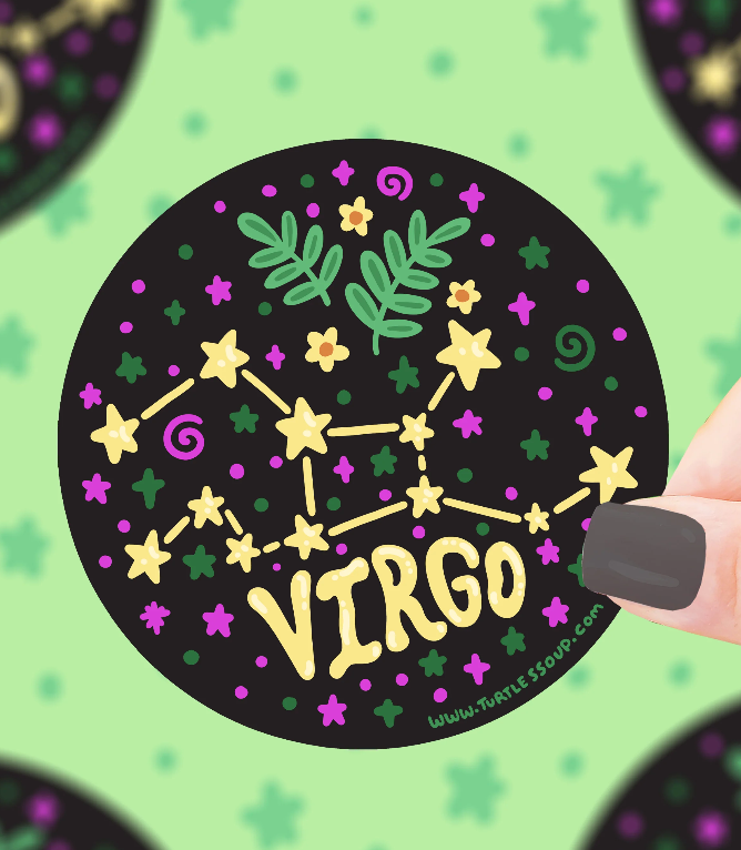 Constellation Zodiac Holographic Sticker